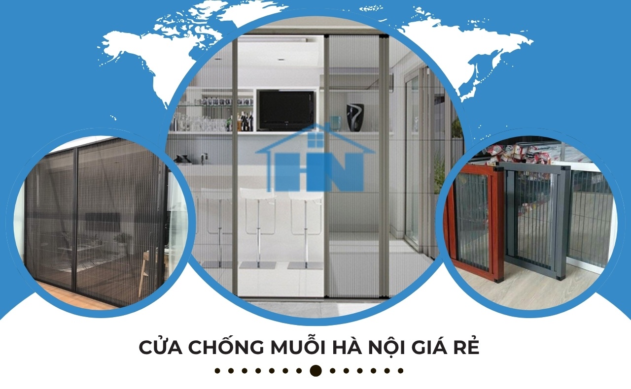 Cửa Chống Muỗi Hà Nội Giá Rẻ